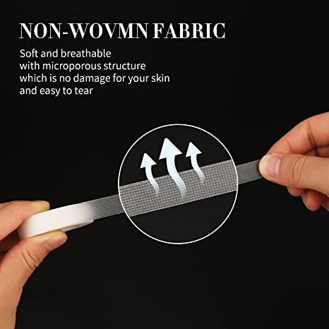 Medical Non-woven Fabric Wrap Breathable Paper Tape For Eyelash Extension(1 roll)