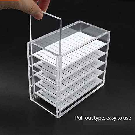 5 Layers Acrylic Eyelash Storage Box